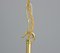 Lámpara colgante checa de girasol opalino, años 40, Imagen 3