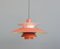 Red Model PH5 Pendant Light by Louis Poulson, Image 1
