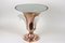 Lámpara de mesa Art Déco de cobre con elementos de vidrio de Lalique, años 20, Imagen 11