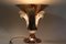Lampe de Bureau Art Déco en Cuivre avec Éléments en Verre Lalique, France, 1920s 20