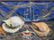Laure Malclès, Still Life with Shells, 1960, Oil on Canvas, Framed, Image 7