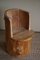Mid-Century Swedish Sculptural Brutalist Stump Chair in Solid Pine by Axel Einar Hjorth, 1950s 5