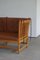 Mid-Century Tremme Sofa in Beech attributed to Børge Mogensen for Fritz Hansen, 1985 6