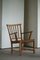 Vintage Danish Armchair in Oak & Seagrass, 1950s 3