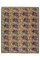 Turkish Handwoven Floral Pattern Needlepoint Kilim Rug 1