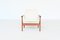 Scandinavian Lounge Chairs Teak & Linen, Denmark, 1960s, Set of 2 17