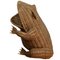 Rattan Frog Magazine Holder by Olivier Cajan, 1970s, Image 3