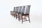 Rosewood High Back Chairs by by Kai Lyngfeldt Larsen for Søren Willadsen Møbelfabrik, Denmark, 1960s, Set of 6 2