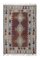 Handgewebter türkischer Vintage Kayseri Kilim Teppich in Pastell 1