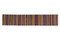 Narrow Multicolor Striped Kilim Runner Rug, Image 2