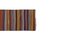 Narrow Multicolor Striped Kilim Runner Rug, Image 4