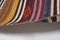 Narrow Multicolor Striped Kilim Runner Rug, Image 10