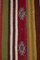 Narrow Multicolor Striped Kilim Runner Rug, Image 7