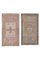 Turkish Distressed Low Pile Faded Rugs, Set of 2 1