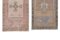 Turkish Distressed Low Pile Faded Rugs, Set of 2 7