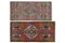 Small Handmade Distressed Oushak Rugs, Set of 2 2