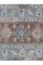 Turkish Faded Blue Oushak Rug 3