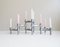 Modular Candleholders by Fritz Nagel for BMF, 1970s, Set of 6 3