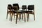 Teak Dining Chairs, 1960s, Set of 4 4