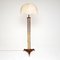 Vintage Brass & Faux Bamboo Floor Lamp, 1920 / 30s 2