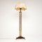 Vintage Brass & Faux Bamboo Floor Lamp, 1920 / 30s 1