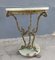 Art Decó Onyx & Bronze Marble Auxiliary Table, 1920s 13