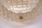 Vintage Textured Glass Flush Mount from Fischer Lights, 1970s, Image 4