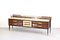 Italian Walnut & Brass Sideboard, 1950s 9