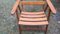 Mid-Century Patinated Wood Folding Garden or Patio Elbow Chair, 1960s, Image 14