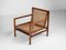 Cane & Rosewood Armchairs attributed to Joaquim Tenreiro, 1958, Set of 2, Image 5