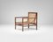Cane & Rosewood Armchairs attributed to Joaquim Tenreiro, 1958, Set of 2, Image 6
