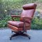 Vintage High Back Leather Executive Chair, USA, 1988 2