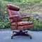 Vintage High Back Leather Executive Chair, USA, 1988, Image 1