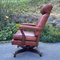 Vintage High Back Leather Executive Chair, USA, 1988 7