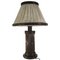 Faux Bamboo & Reed Rattan Table Lamp, 1960 / 70s 2