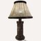 Faux Bamboo & Reed Rattan Table Lamp, 1960 / 70s 9