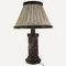 Faux Bamboo & Reed Rattan Table Lamp, 1960 / 70s 1