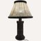 Faux Bamboo & Reed Rattan Table Lamp, 1960 / 70s 11