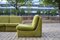 Modulares Vintage Sofa aus hellgrünem Velours, 1970er, 5er Set 8
