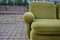 Vintage Modular Lime Green Velour Sofa, 1970s, Set of 5, Image 20