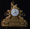 19th Century Gilt Bronze Clock, Image 2