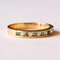 Vintage 18k Gold Ring with Emeralds & Diamonds, 1970s 11
