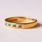 Vintage 18k Gold Ring with Emeralds & Diamonds, 1970s 3