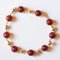 Vintage 18k Gold Bracelet with Carnelian, 1960s 1