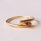 Bague Rubis Vintage en Or 18k, 1950s 9