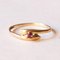 Vintage 18k Gold Ruby ​​Ring, 1950s, Image 1