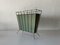 Mid-Century Frame Design Green Metal Umbrella Stand, 1950s 4