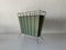 Mid-Century Frame Design Green Metal Umbrella Stand, 1950s, Image 4