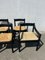 Black Carimate Chairs by Vico Magistretti, 2000s, Set of 6 2