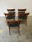 Chaises de Salle à Manger en Teck et Nappa de Farstrup Furniture, Danemark, 1960s, Set de 5 2